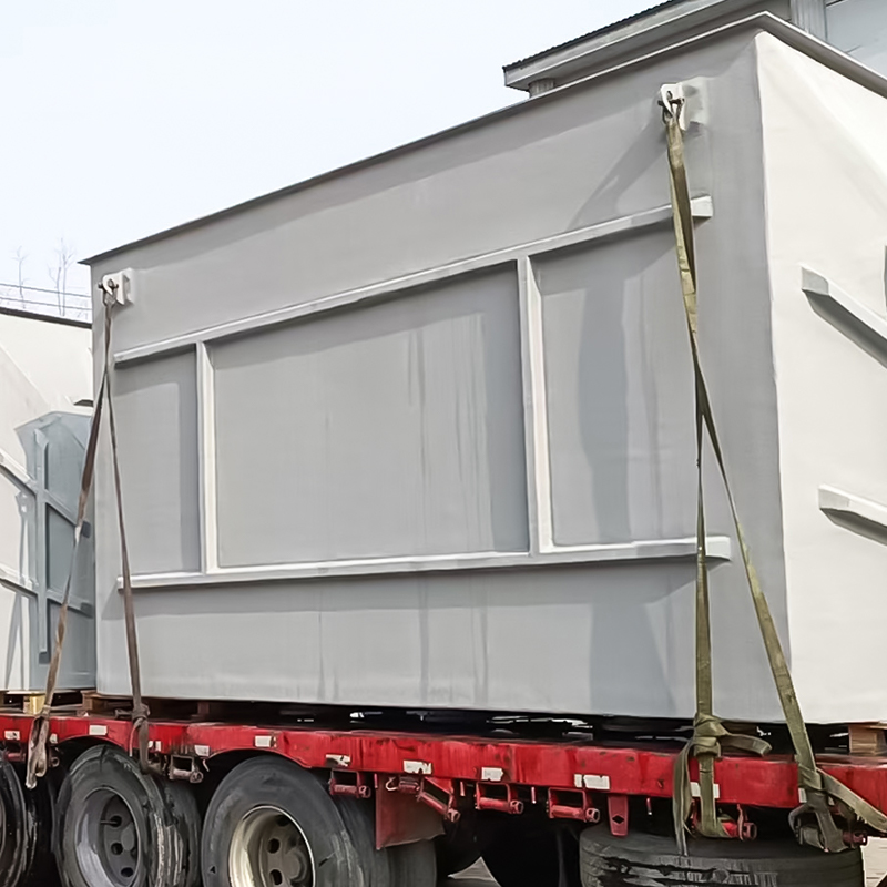 FRP pahalang na scrubber tower