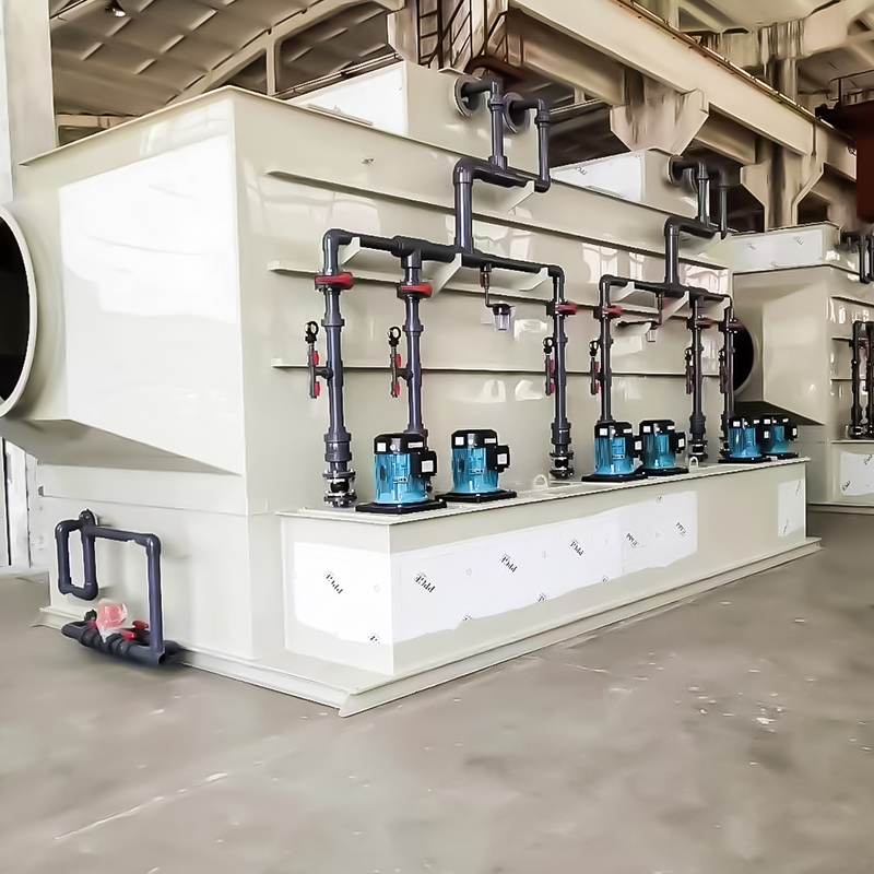 PP pahalang na scrubber tower