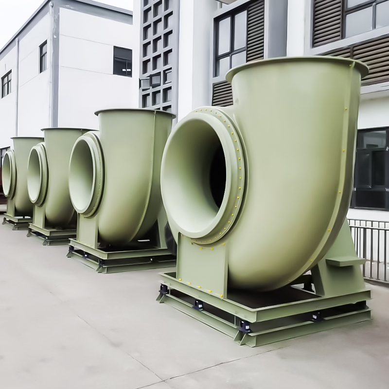 FRP medium at low pressure anti-corrosion fan