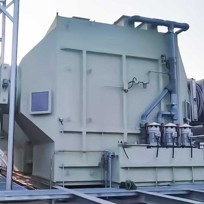 FRP pahalang na scrubber tower