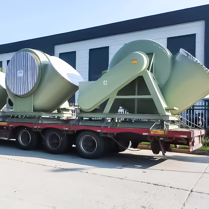 FRP medium at low pressure anti-corrosion fan