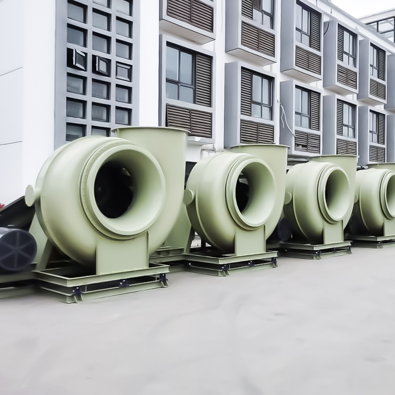 FRP medium at low pressure anti-corrosion fan