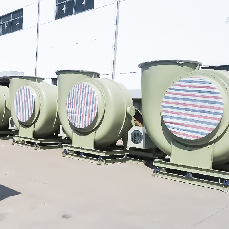 FRP medium at low pressure anti-corrosion fan