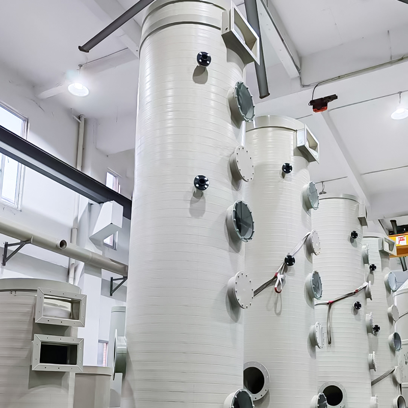 PPH winding spray tower