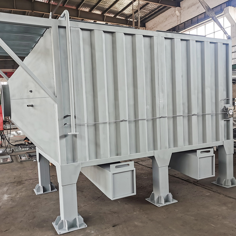 Top loading at bottom side loading carbon steel activated carbon adsorption box
